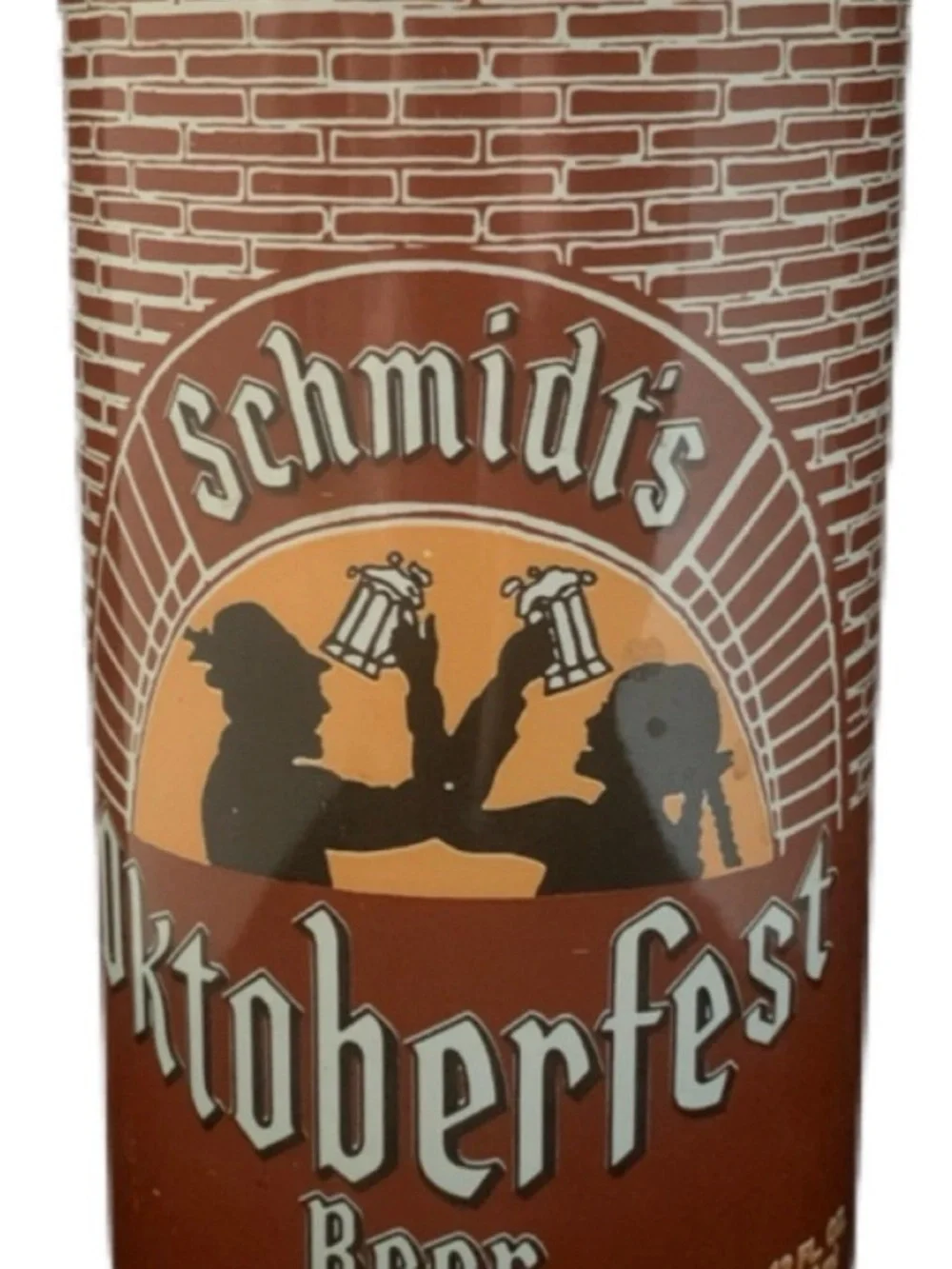 Vintage Beer Can Schmidt’s Oktoberfest Beer Empty